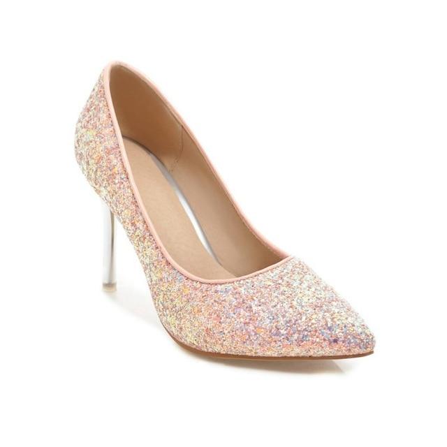 "Sissy Paula" Sequin Pumps, gallery view 2
