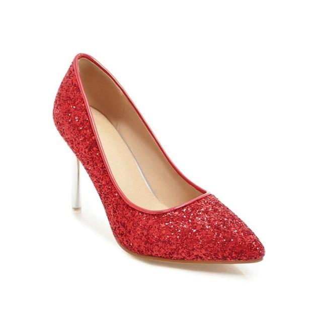 "Sissy Paula" Sequin Pumps, gallery view 5