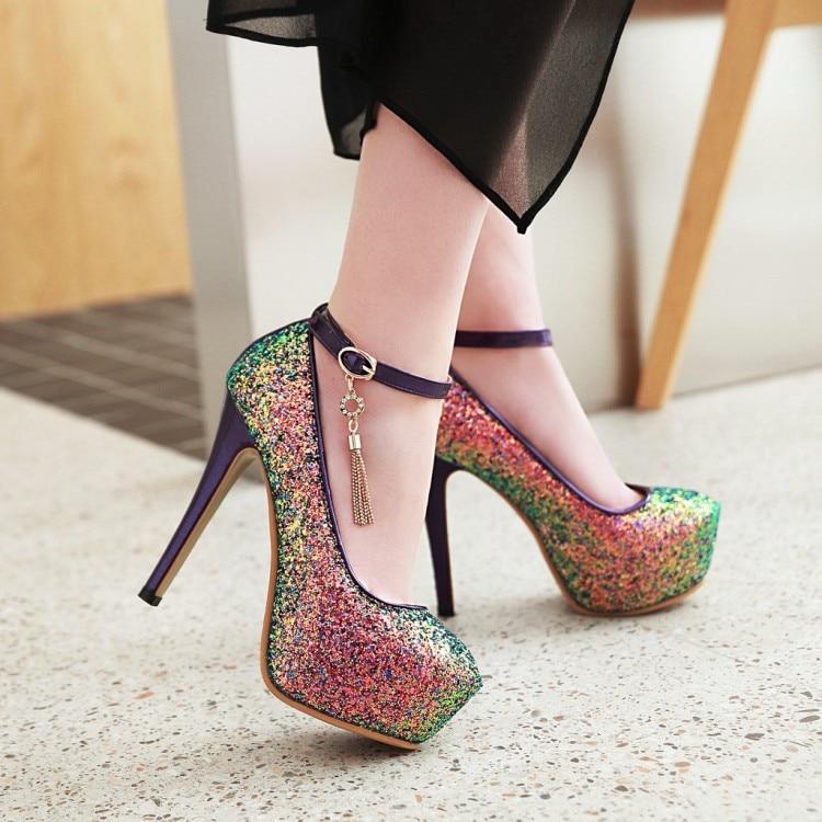"Sissy Noelle" Sequin Pumps, gallery view 11
