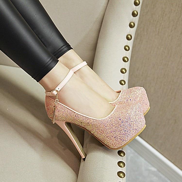 "Sissy Noelle" Sequin Pumps, gallery view 10