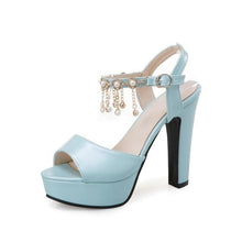 Load image into Gallery viewer, &quot;Sissy Liz&quot; Peep Toe Sandals
