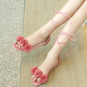"Sissy Anita" Flower Sandals