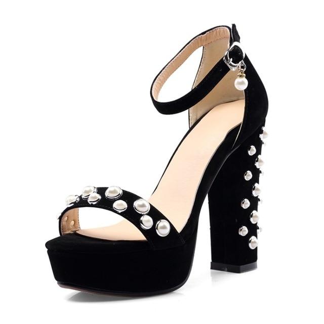 "Tranny Diamond" Pearl Sandals, gallery view 4