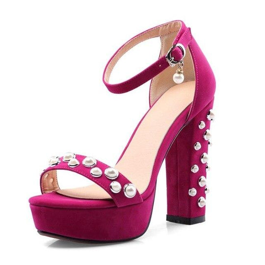 "Tranny Diamond" Pearl Sandals product view