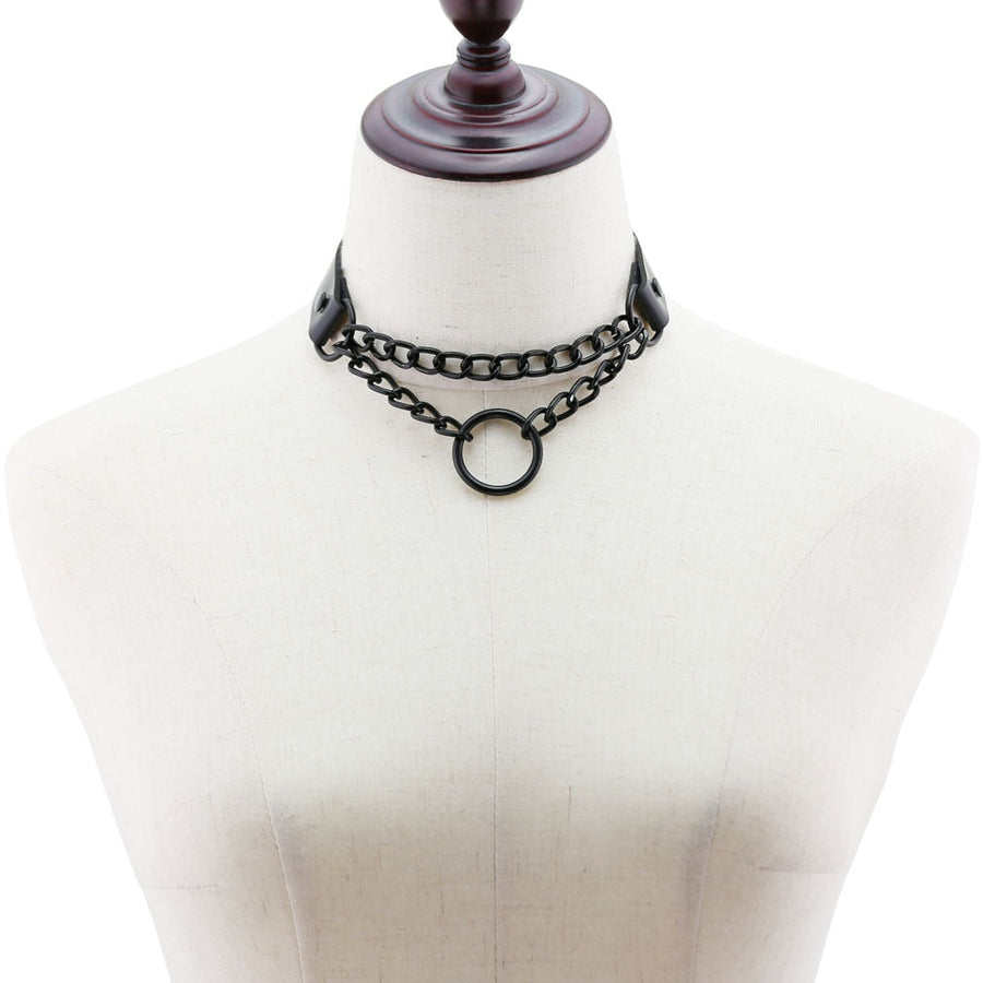 Submissive Choker Collar BDSM DDLG, gallery view 2