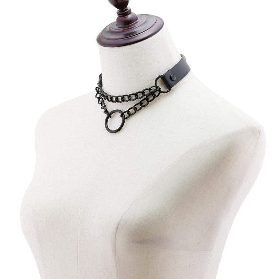 Submissive Choker Collar BDSM DDLG, gallery view 3