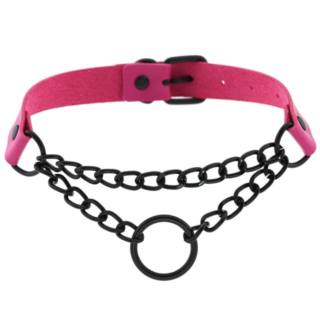 Submissive Choker Collar BDSM DDLG, gallery view 5