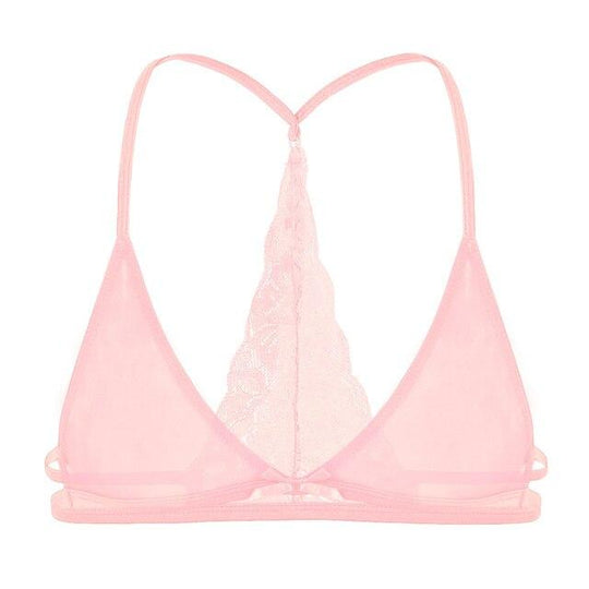 Bella Sheer Lace Sissy Bra product view