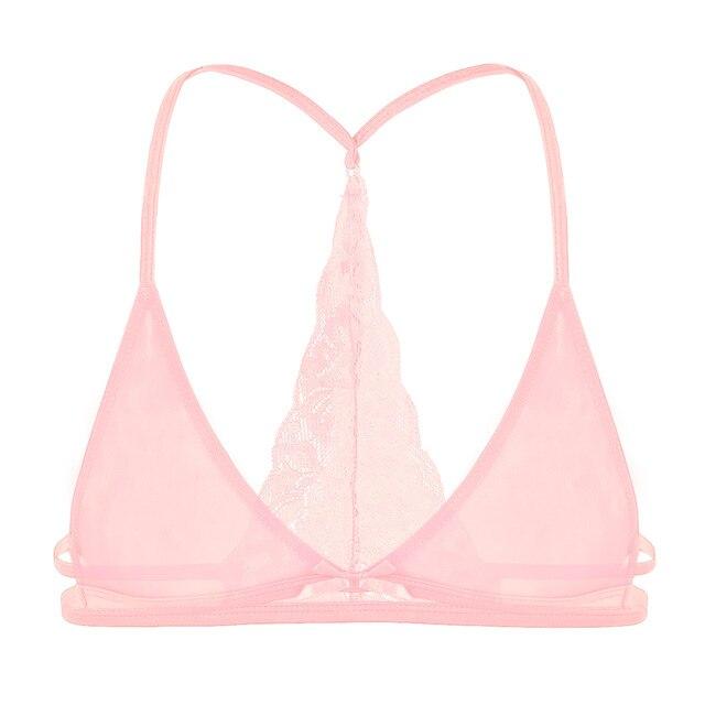 Bella Sheer Lace Sissy Bra product view