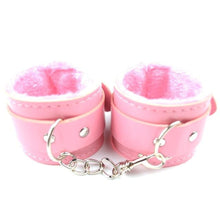 Charger l&#39;image dans la galerie, Jolies menottes roses en fourrure BDSM

