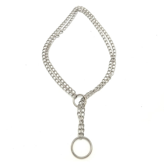 Bondage Double Chain Necklace BDSM DDLG product view