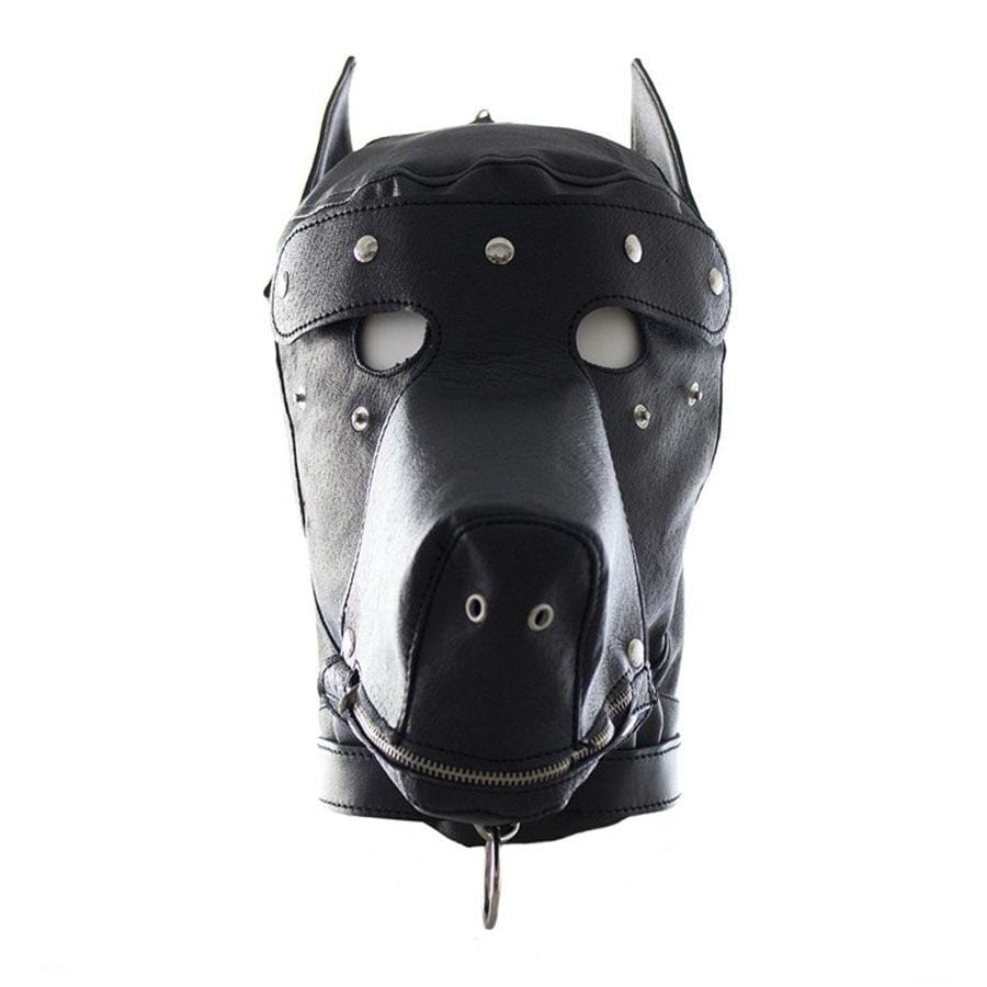 Puppy Play BDSM Mask with Removable Muzzle BDSM, gallery view 2