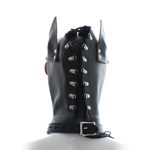 Puppy Play BDSM Maske mit abnehmbarem Maulkorb BDSM