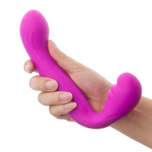 Rechargeable L-Shaped Pegging Strapless Dildo BDSM