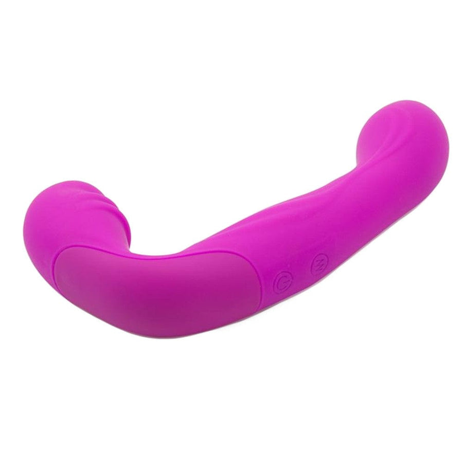Rechargeable L-Shaped Pegging Strapless Dildo BDSM, gallery view 2