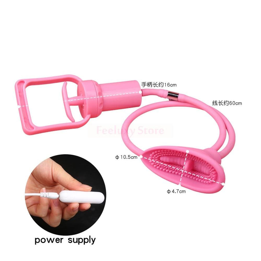 Fancy Pink Clitoral Pump BDSM, gallery view 2