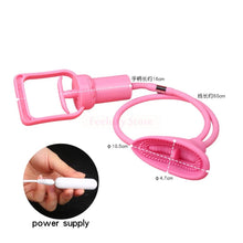 Load image into Gallery viewer, Fancy Pink Clitoral Pump BDSM
