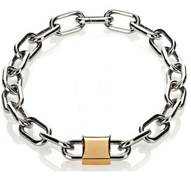 Submissive Choker w/ Padlock Lock product view