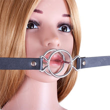Load image into Gallery viewer, Throat Slave Deep Mouth Bite Ring Gag
