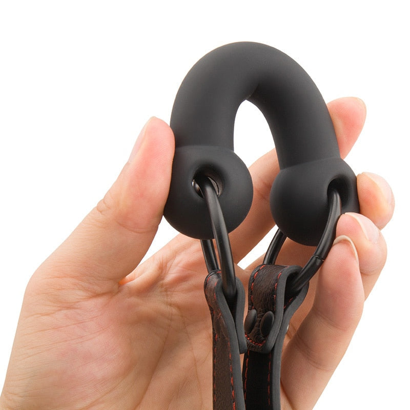 Dog Open Mouth Bone Bite Gag, gallery view 4
