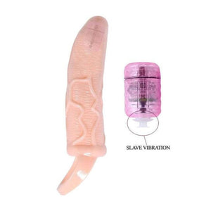 Veiny Texture Vibrating Penis Sleeve BDSM