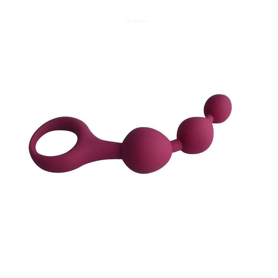 Rose Red Alluring Anal Beads, gallery view 2
