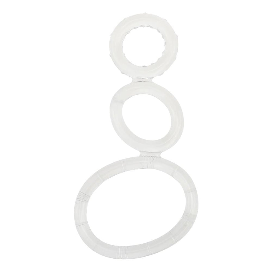 Harder Erections Silicone Triple Cock Ring BDSM, gallery view 2