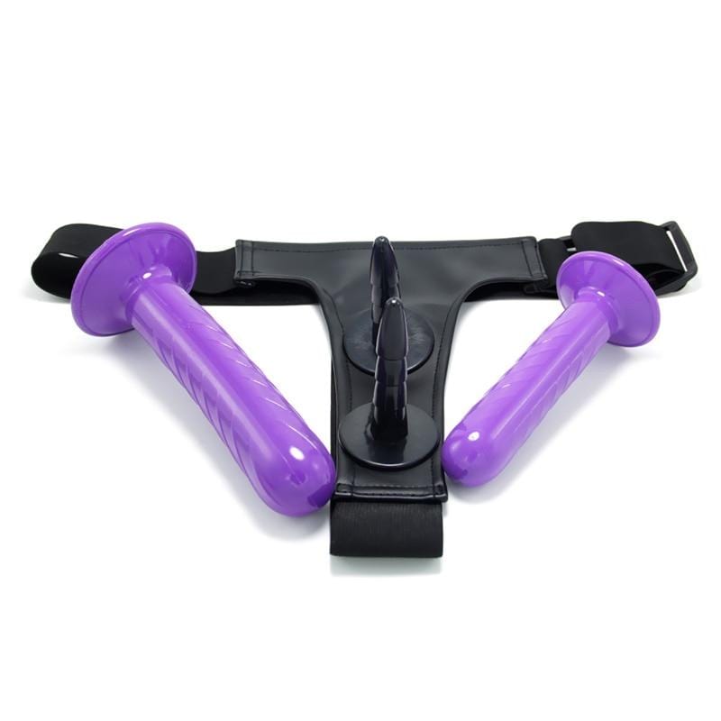 Double Ended Strap On Purple, gallery view 4