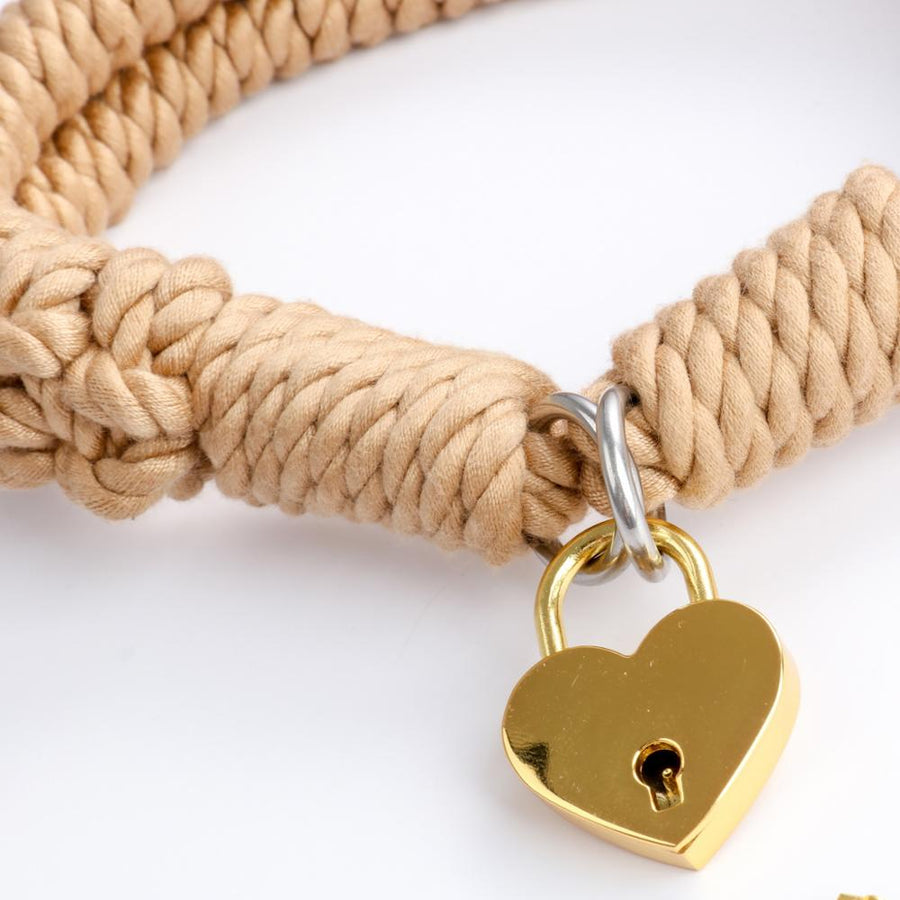 Shibari Rope BDSM Braided Collar BDSM, gallery view 4