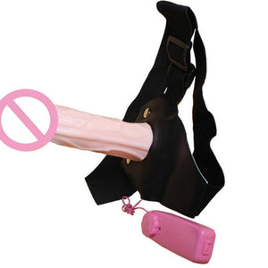 Realistic Small Vibrating Strap On 5-Inch