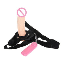 Load image into Gallery viewer, Realistic Small Vibrating Strap On 5-Inch
