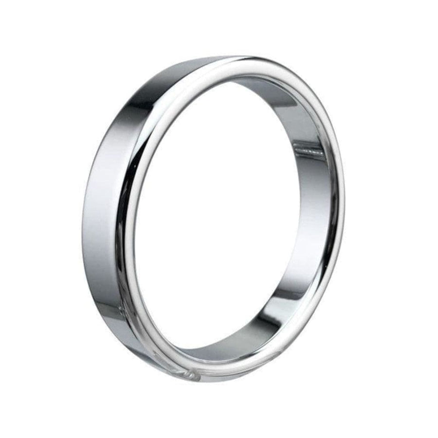 Thick and Heavy Silver Cock Ring BDSM, gallery view 3