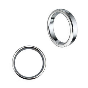 Thick and Heavy Silver Cock Ring BDSM