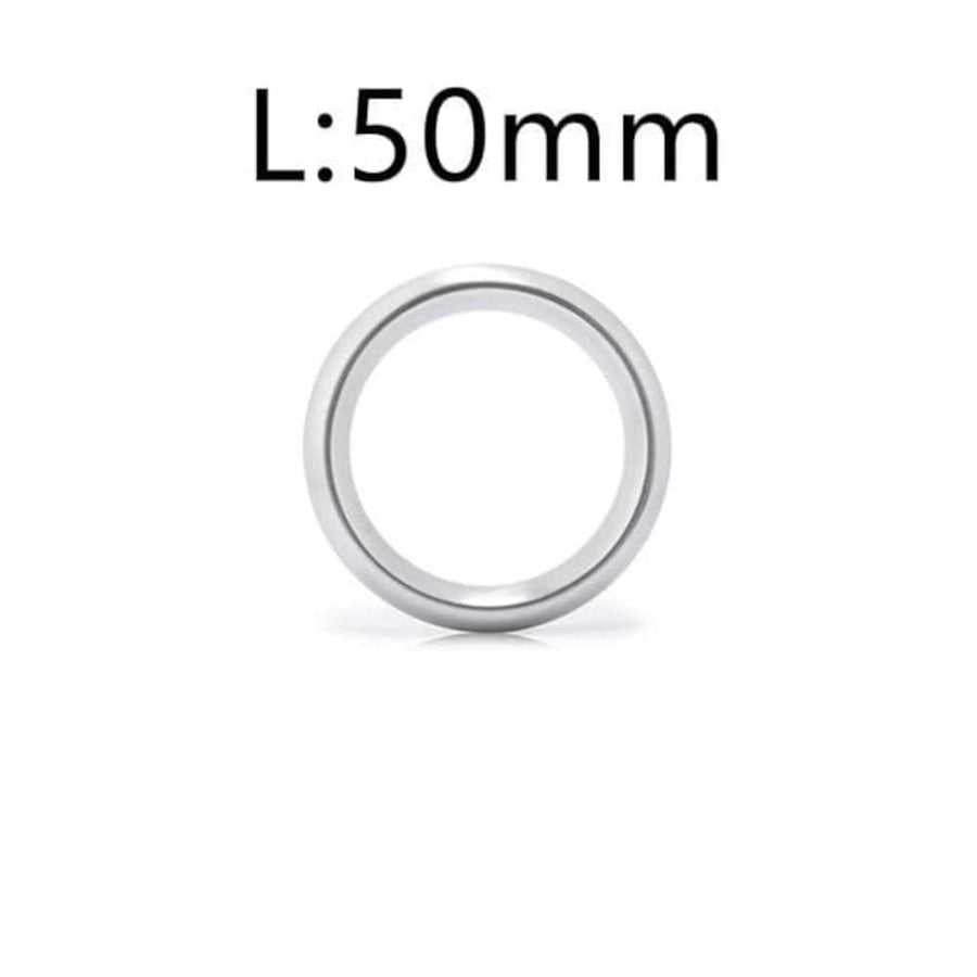 Shiny Stainless Steel Cock Ring BDSM, gallery view 10