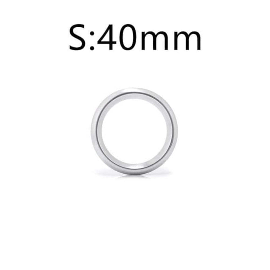 Shiny Stainless Steel Cock Ring BDSM, gallery view 8