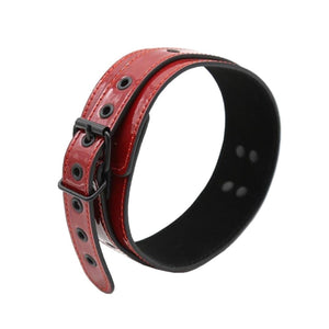 Gut verarbeitetes Leder-BDSM-Halsband