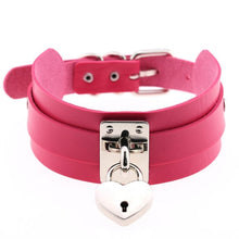 Lade das Bild in den Galerie-Viewer, Übergroßer abschließbarer Choker BDSM DDLG
