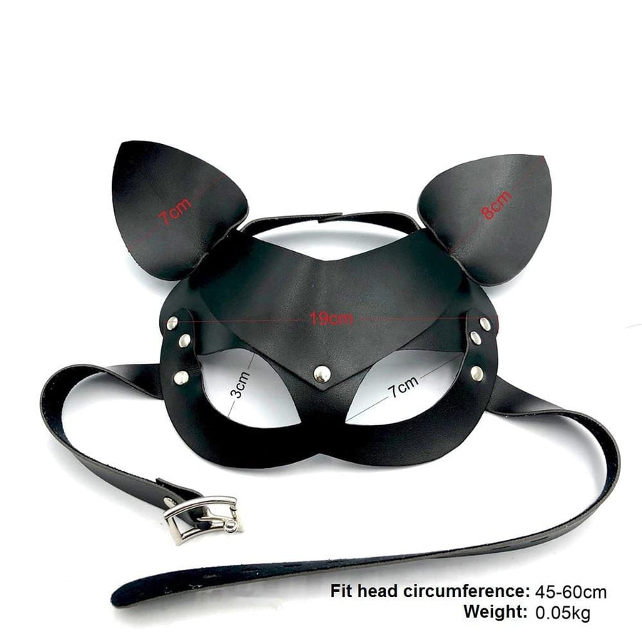 Ready to Pounce Catwoman Mask and Ears Gear BDSM, gallery view 3