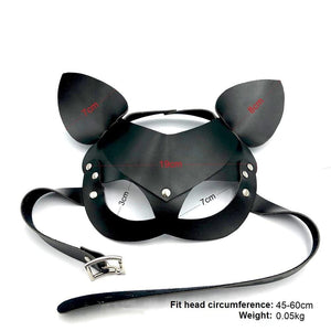 Ready to Pounce Catwoman Mask and Ears Gear BDSM