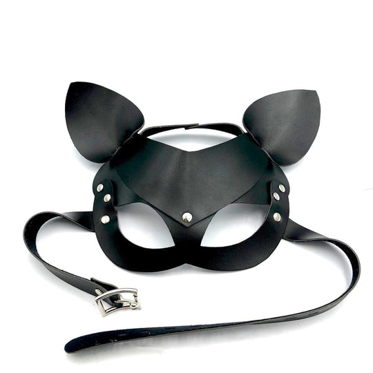 Ready to Pounce Catwoman Mask and Ears Gear BDSM product view