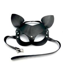 Load image into Gallery viewer, Ready to Pounce Catwoman Mask and Ears Gear BDSM
