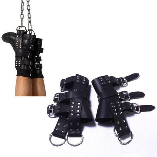 Hardcore Suspension Bondage Ankle Cuffs BDSM product view