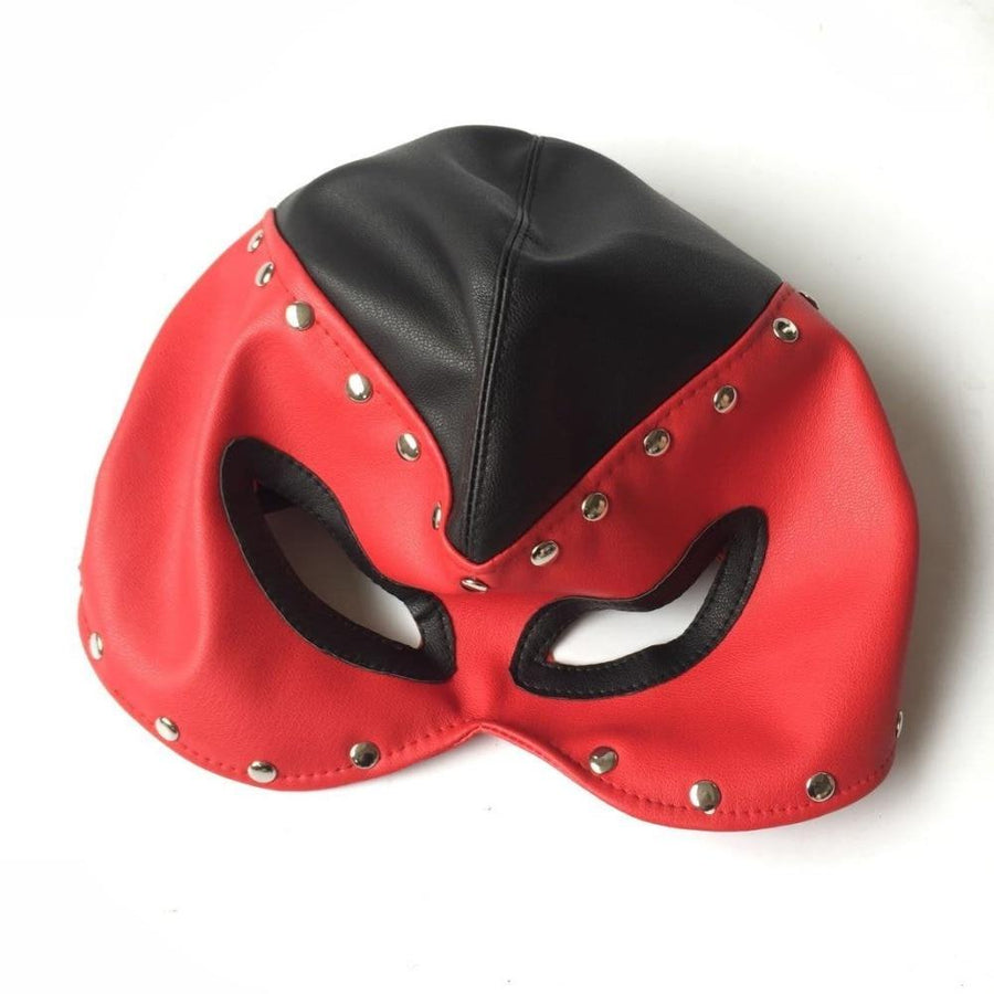 Naughty Villain Leather BDSM Hood BDSM, gallery view 2