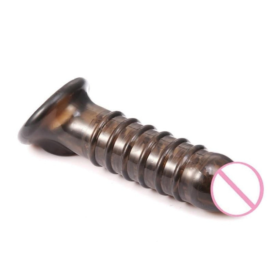 Ribbed Sensations Silicone Penis Sleeve BDSM, gallery view 3