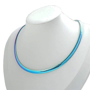 Stainless Blue Cool Choker