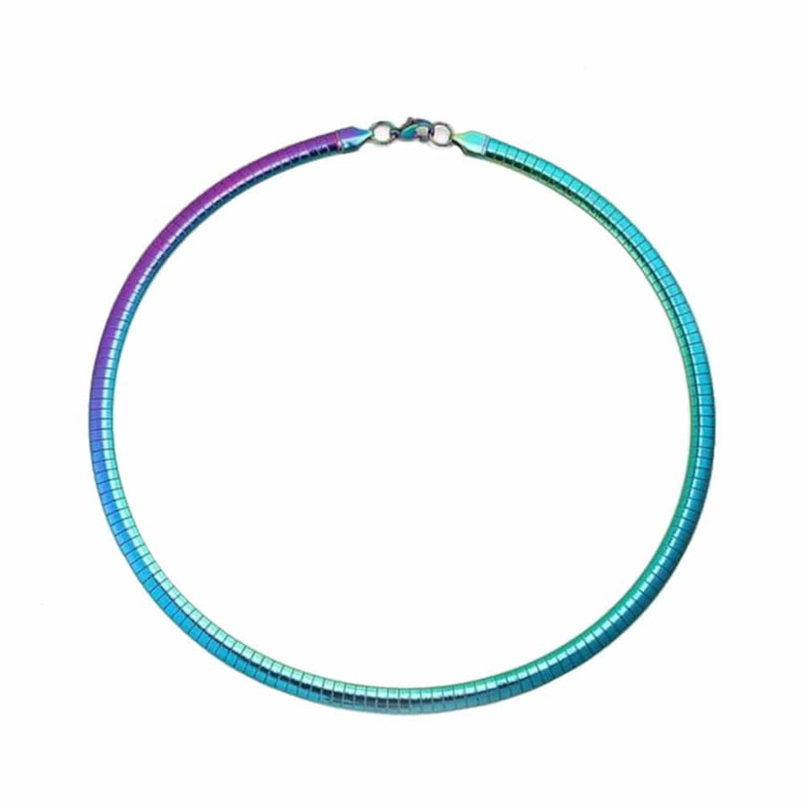 Stainless Blue Cool Choker, gallery view 3