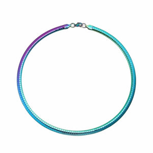 Stainless Blue Cool Choker