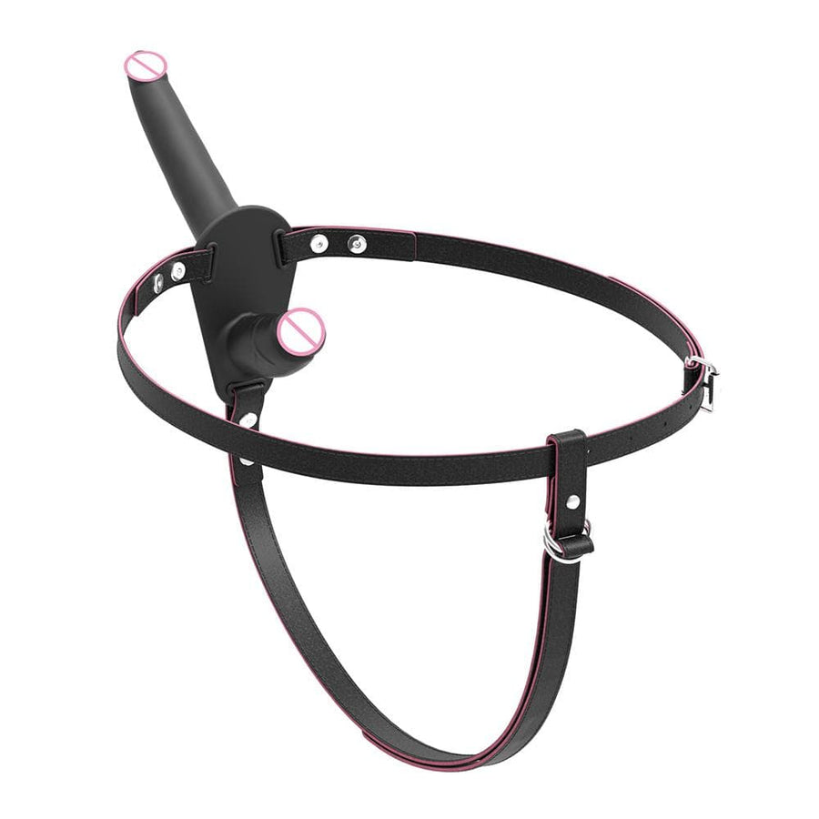 Elegant Black Double Ended Strap On BDSM, gallery view 3
