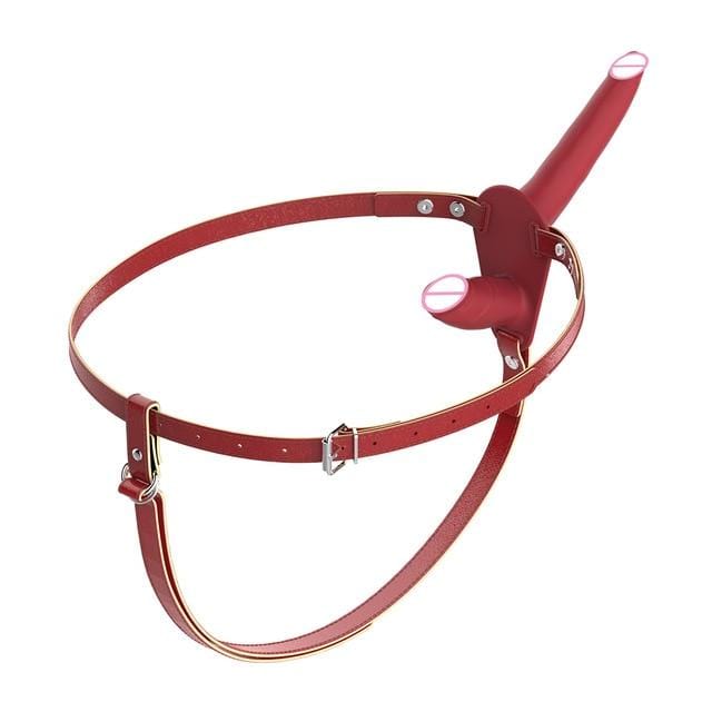 Passionate Red Double Ended Strap On BDSM product view