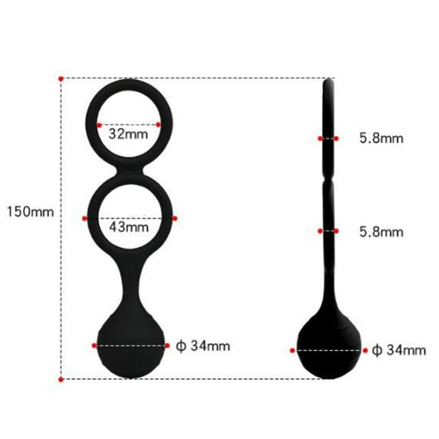 Ergonomic Silicone Penis Ring Trainer BDSM, gallery view 4